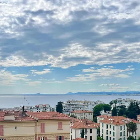 Apartment Vue T2 Cosy, A Pied 3 Mins, Coucher De Soleil, Parc Prive Nizza