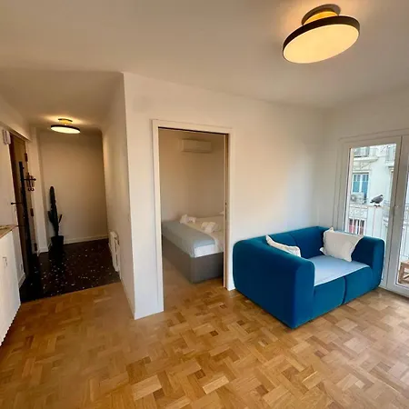 Vue T2 Cosy, A Pied 3 Mins, Coucher De Soleil, Parc Prive Apartment Nizza