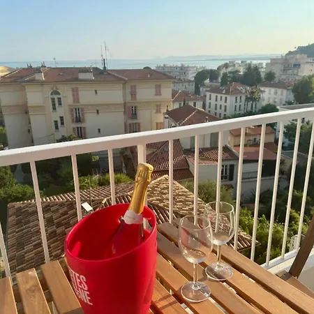 Vue T2 Cosy, A Pied 3 Mins, Coucher De Soleil, Parc Prive Nizza