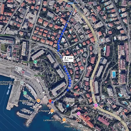 Vue T2 Cosy, A Pied 3 Mins, Coucher De Soleil, Parc Prive Nizza